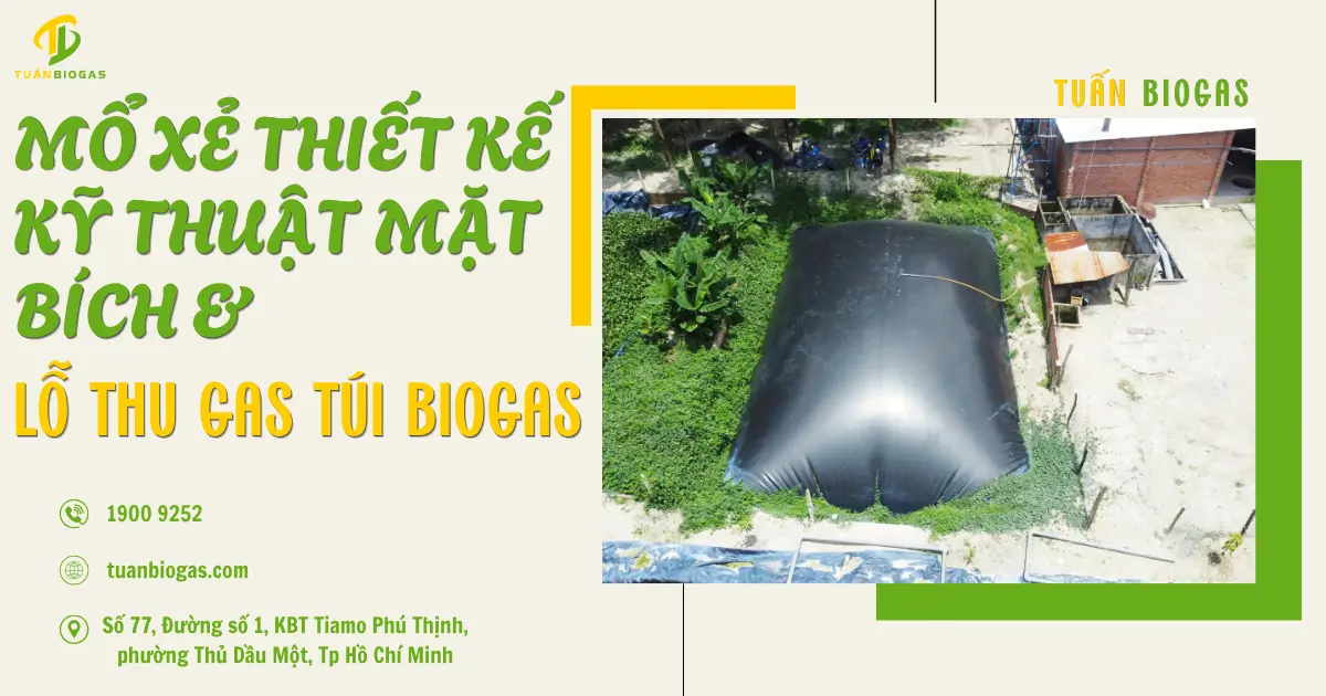 Mổ Xẻ Chi Tiết Thiết Kế Kỹ Thuật Mặt Bích & Lỗ Thu Gas Túi Biogas Tuấn Biogas: Bí Quyết Kín Khí Tuyệt Đối